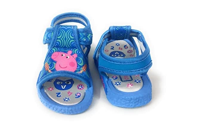 Coolz Kids Chu-Chu Sound Musical First Walking Sandals C-2A Blue for Baby Girls for 1-2.5 Years - Image 5