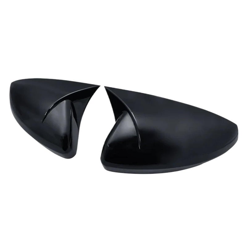 ABS Side Mirror Cover Caps Bright Black For VW Polo MK5 6R 6C 2009 2017 - Image 2