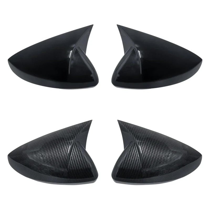 ABS Side Mirror Cover Caps Bright Black For VW Polo MK5 6R 6C 2009 2017 - Image 5