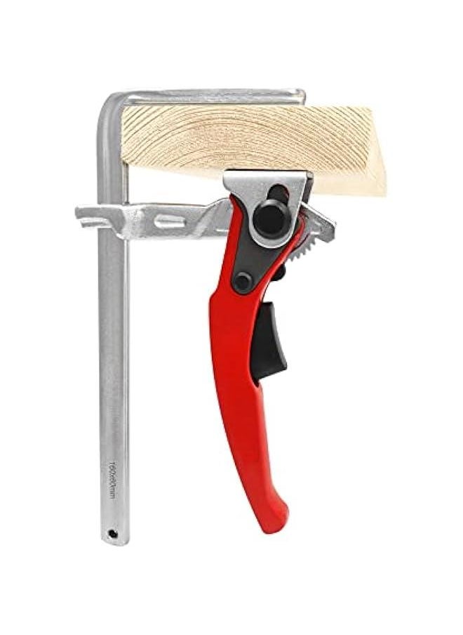 Arabest - Ratcheting Table Clamp, 2 Pack Quick Release Bar Clamp with 6-5/16 Capacity and 2-5/16 Throat Depth for Sanding, Cutting - Image 1