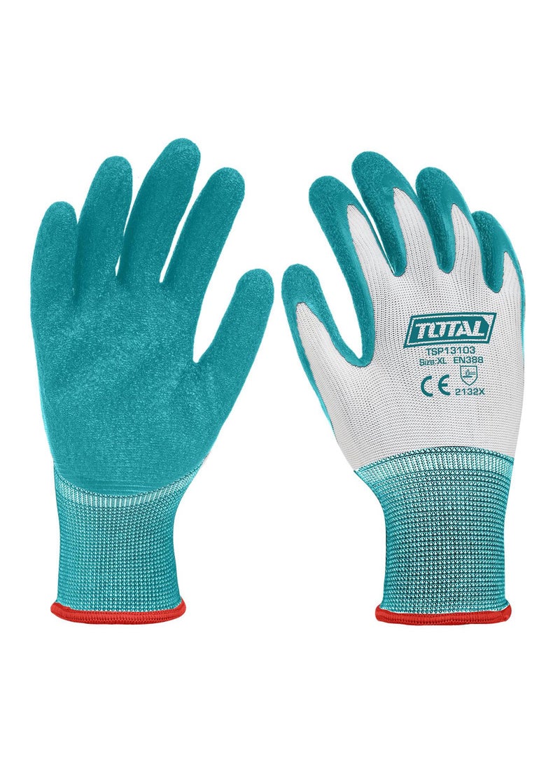 TOTAL TOTAL Latex Gloves XL 12 Pair TSP13103 - Image 1