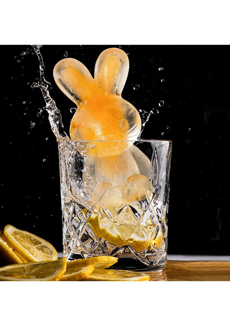 Arabest - Bear And Rabbit Ice Molds 3 Pack, Ice Cube Trays Mold to Make Lovely 3D DIY Drink Ice Coffee Juice - Image 1