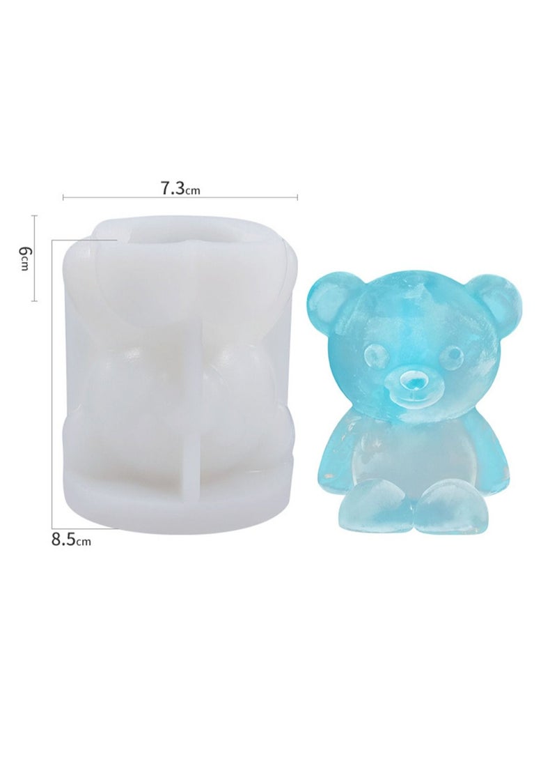 Arabest - Bear And Rabbit Ice Molds 3 Pack, Ice Cube Trays Mold to Make Lovely 3D DIY Drink Ice Coffee Juice - Image 1
