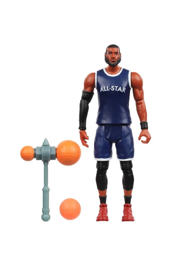 Oonies - Space Jam: A New Legacy - Baller Action Figure - 5" Lebron James With Acme B-Ball Blocker - Image 1