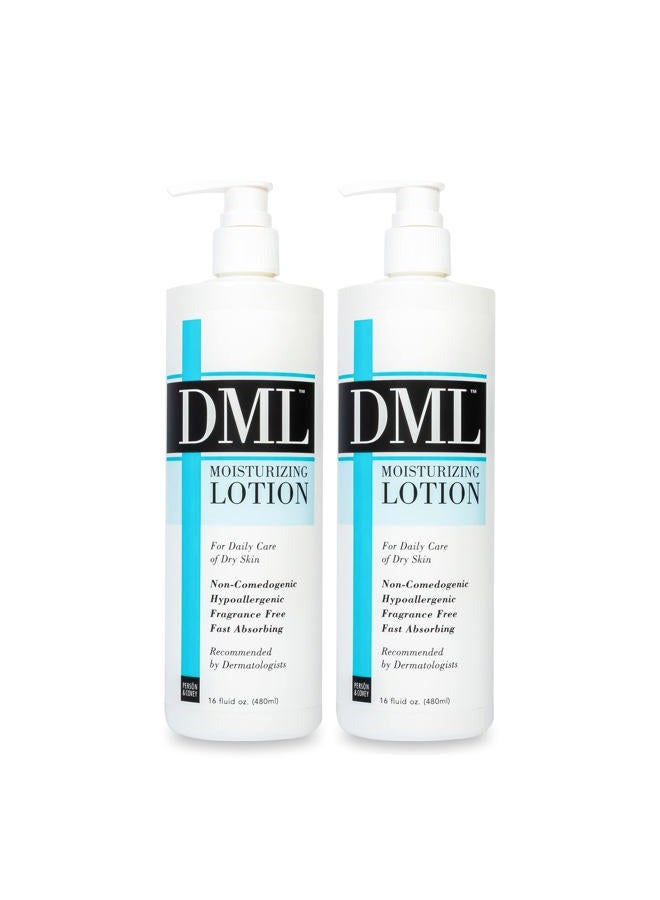 DML Moisturizing Lotion 16 Fl Oz (Pack of 2) - Image 1