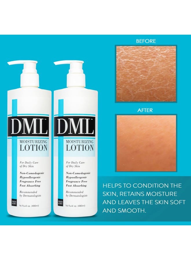 DML Moisturizing Lotion 16 Fl Oz (Pack of 2) - Image 2