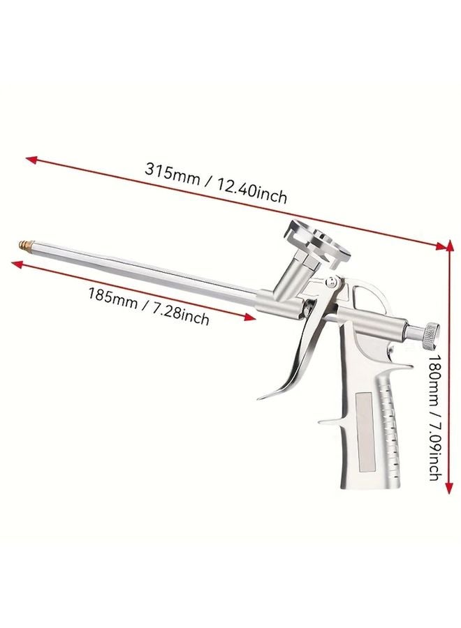 JT 58 All Metal Foam Gun Extended Type For Doors And Windows No Cleaning Required Polyurethane Sealant - Image 4