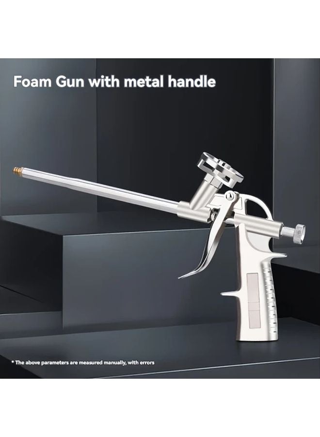 JT 58 All Metal Foam Gun Extended Type For Doors And Windows No Cleaning Required Polyurethane Sealant - Image 2