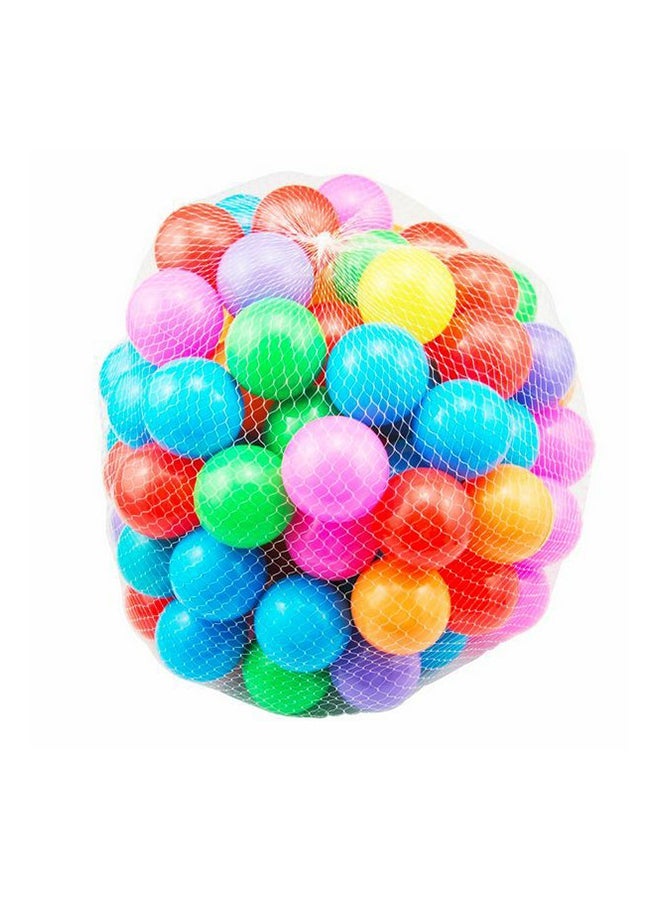 50-Piece Soft Plastic Ocean Balls Set Multicolor 6x6x6cm