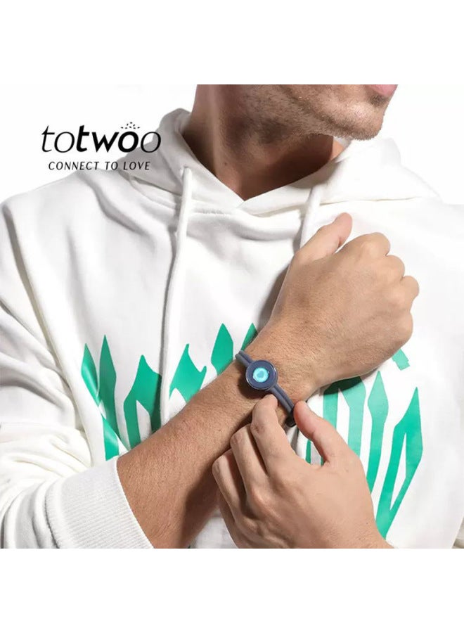 توتو Totwoo Ripple Sugar Sensing Bracelet Vibration Love Long Distance Love Couple Remote Interaction - Image 3