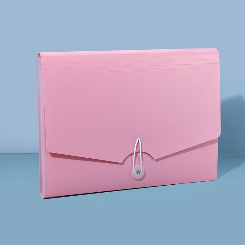 A4 Simple 13-Grid Large Capacity Data Storage Organ Bag Multi-Function Student Test Paper Sorting File Bag - Image 1