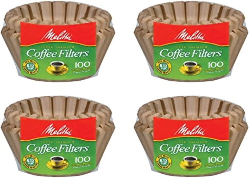 Melitta 812 Cup Basket Filter Paper Natural Brown 400 Count - Image 1