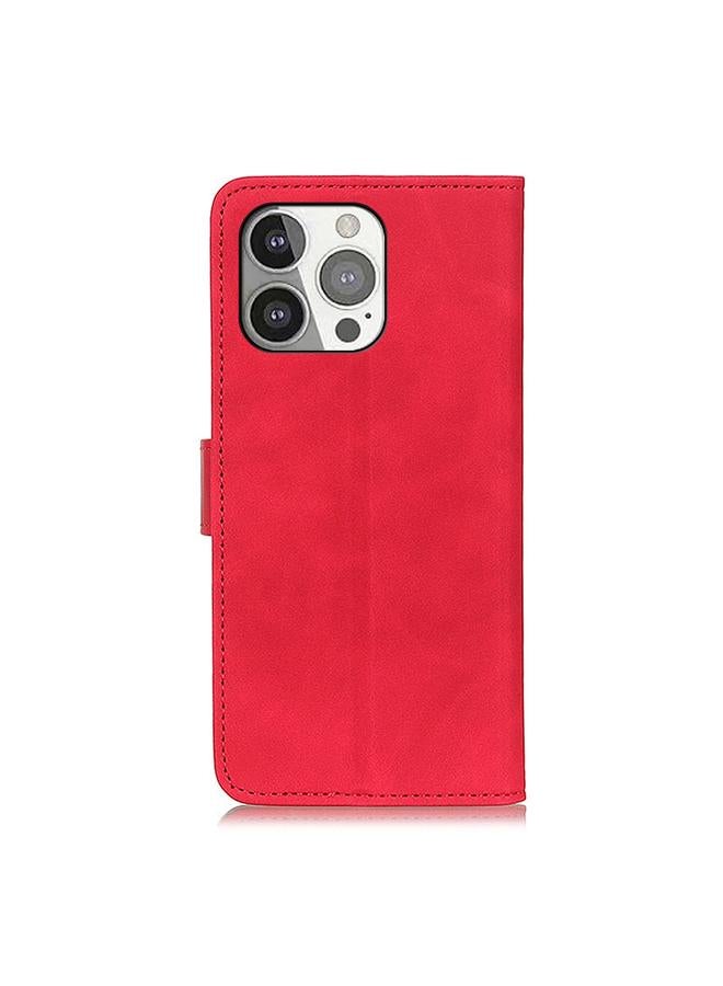 Zaboon Case For iPhone 13 Pro KHAZNEH Retro Texture PU + TPU Horizontal Flip Leather Case with Holder & Card Slots & Wallet - Image 3
