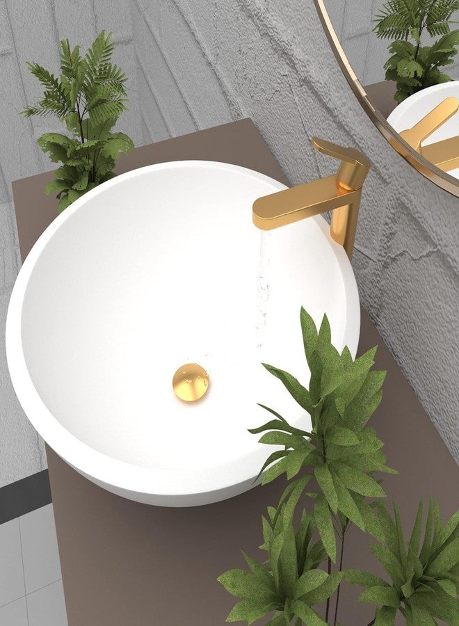 JAGGER JAG132 Brass Stainless Steel Wash Basin Waste Popup Sink Coupling with Full Thread Glossy Finish Corrosion Resistant For Home/Office/Bathroom ([ 5" INCH ], GOLD, 1) - Image 4
