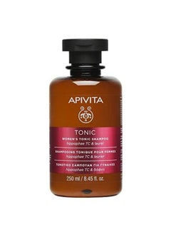 Apivita Tonic Shampoo for Women Thinning Hair 250ml - Natural Hair Strengthening Shampoo with Patented Hippophae Tonic Complex, Laurel and Propolis  - Image 1