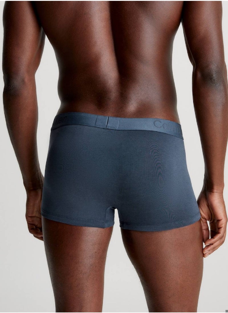 CALVIN KLEIN - Men's 3 Pack Low Rise Trunks - CK Black -  microfibre jersey, Multi - Image 1