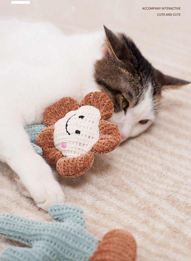 Cat Chew Toy Catnip Toys for Cats Soft Linen Interactive Cat Kicker Toys for Indoor Cats  Bite Resistant with Kitten Toys for All Breeds - Image 3