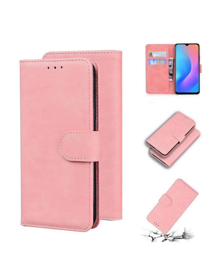 S-TOP Case For Blackview A60 Pro Skin Feel Pure Color Flip Leather Phone Case - Image 1