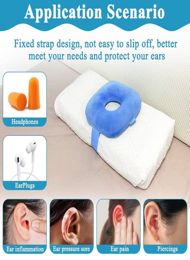 Mistuki Piercing Pillow Ear Pillows for Side Sleepers with Hole CNH Donut Protector Pillow Ear Pressure Sores Pain Aches Relief Medical Ear Guard Care Cushion - Image 5