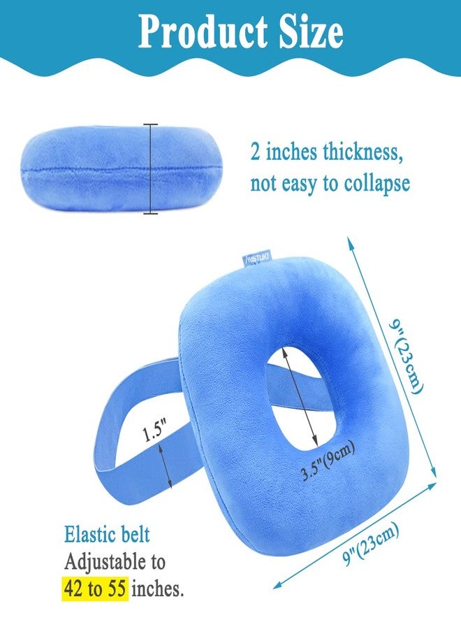 Mistuki Piercing Pillow Ear Pillows for Side Sleepers with Hole CNH Donut Protector Pillow Ear Pressure Sores Pain Aches Relief Medical Ear Guard Care Cushion - Image 2