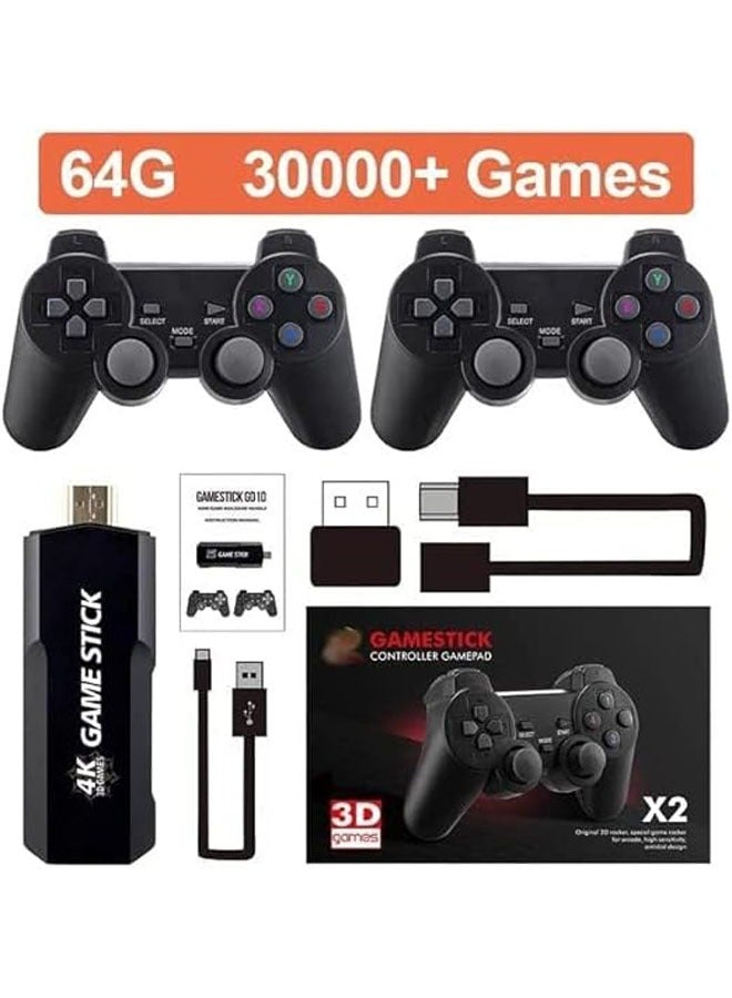 general X2 Kids Video Games TV Games Wireless 64G Video Games 4k HD Game Console TF 20+ Emulator Console Built-in 30K Game HDMI Output TV Video Game TV Console - Image 5