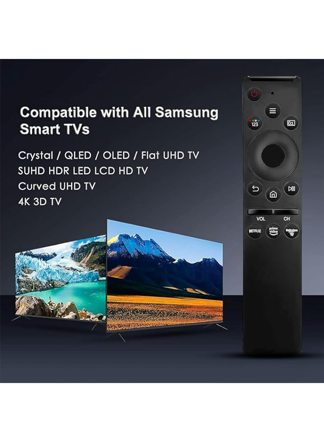HuHa Universal Samsung Tv Remote All Samsung Tv Led Qled Suhd Uhd Hdr Lcd Frame Curved Solar Hdtv 3D 4K 8K Smart Tvs With Buttons For Netflix, Prime Video, Rakuten Tv - Image 2