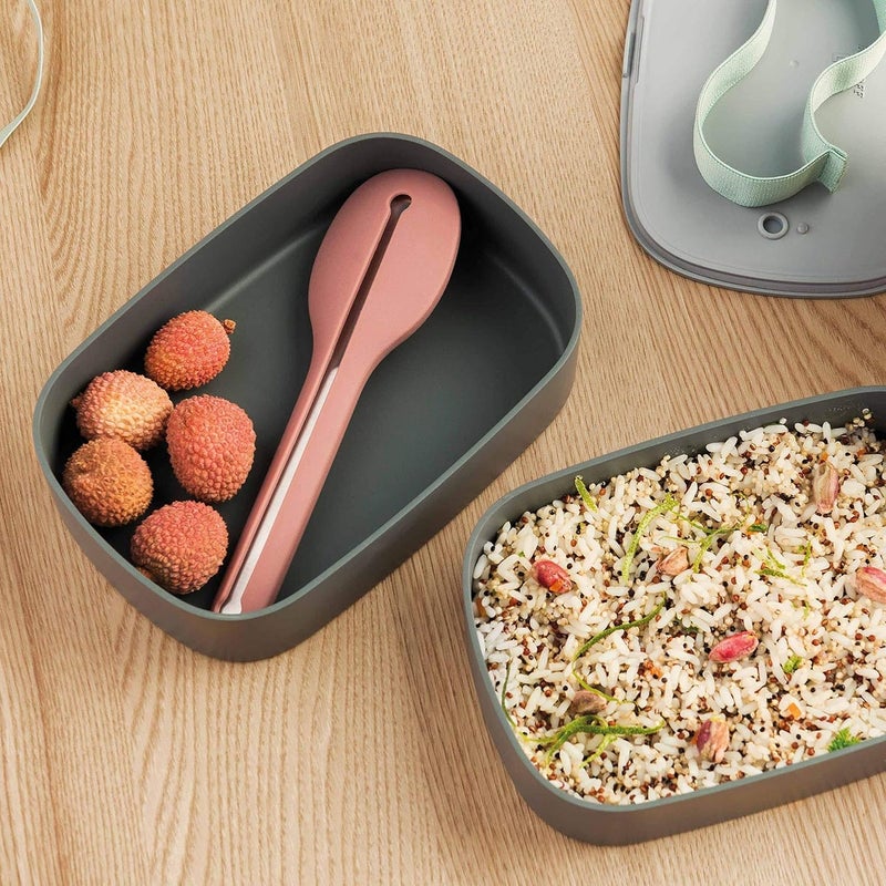BergHoff Leo Double Bento Box (Lunch Box Set 19 x 12.5 x 9 cm, Two Boxes, Microwave Safe, Airtight Seal, Lunch Boxes, Dishwasher Safe, Ideal for Snacks/Bread/Salad) - Image 4