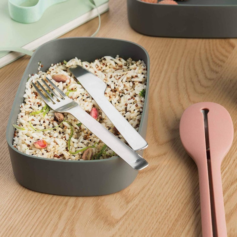 BergHoff Leo Double Bento Box (Lunch Box Set 19 x 12.5 x 9 cm, Two Boxes, Microwave Safe, Airtight Seal, Lunch Boxes, Dishwasher Safe, Ideal for Snacks/Bread/Salad) - Image 5