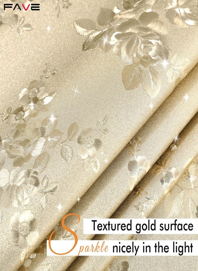 FAVE Gold Tablecloth for Rectangle Tables Heavy Duty Waterproof Stain-Resistant Vinyl Table Cloth for Dinner Party Banquet Use(Gold Rose,55x78Inch) - Image 5