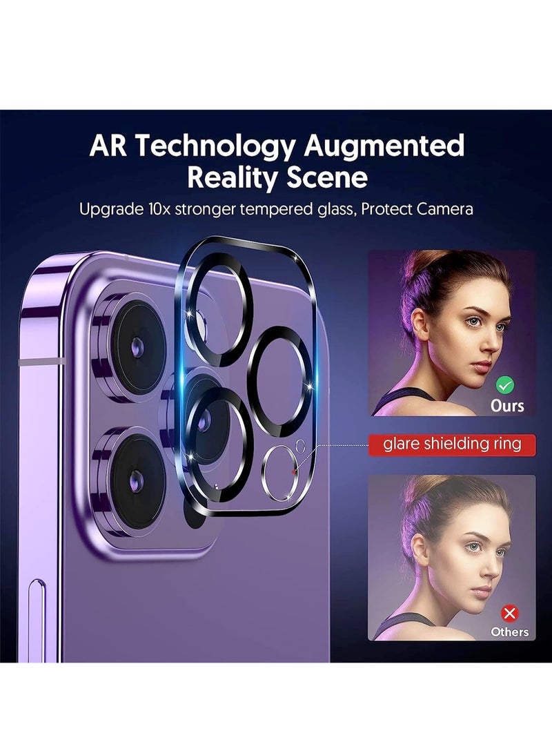 DUSALA [3+3 Pack] for iPhone 15 Plus Screen Protector with Camera Lens Protector 9H Tempered Glass Film HD Clear Sensitive Full Coverage Protector for iphone 15 Plus (iphone 15 Plus) - Image 2