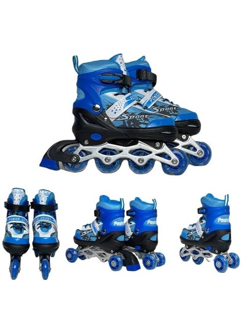 Skate Shoes Comfortable and Adjustable with LED Lighting