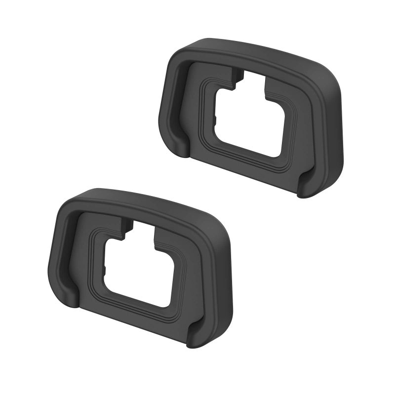 JJC 2 Pack DK-29 Eyepiece Eyecup for Nikon Z7 II Z7 Z6 III Z6 II Z6 Z5,Soft Silicone Extended Viewfinder Replace Nikon DK-29 Rubber Eye Cup - Image 1