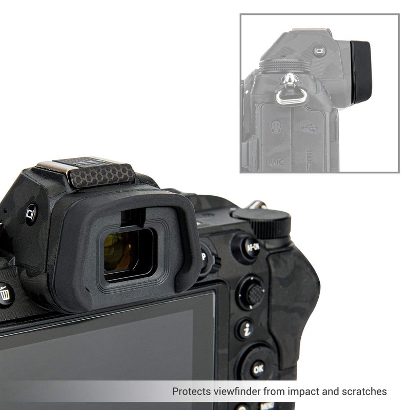 JJC 2 Pack DK-29 Eyepiece Eyecup for Nikon Z7 II Z7 Z6 III Z6 II Z6 Z5,Soft Silicone Extended Viewfinder Replace Nikon DK-29 Rubber Eye Cup - Image 2