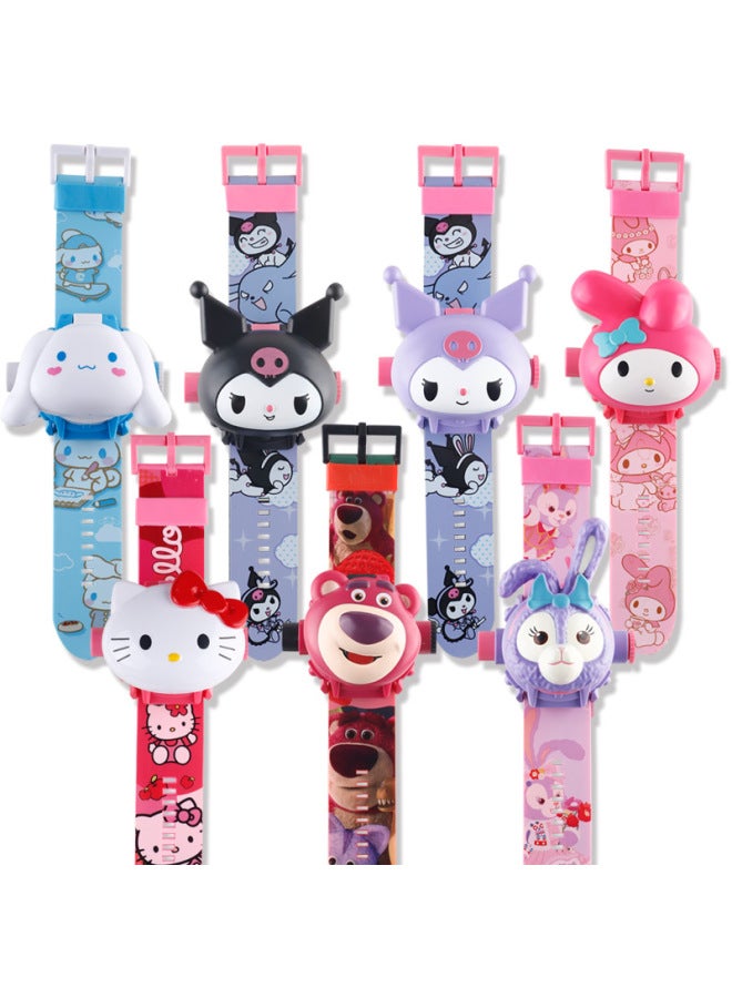 Gold Selo Ultraman Breze Children's Electronic Projection Watch Litga DiGa Luminous Cartoon Toy-Color:Ling Na Bei Er ]-Specifications:opp Bag  - Image 4