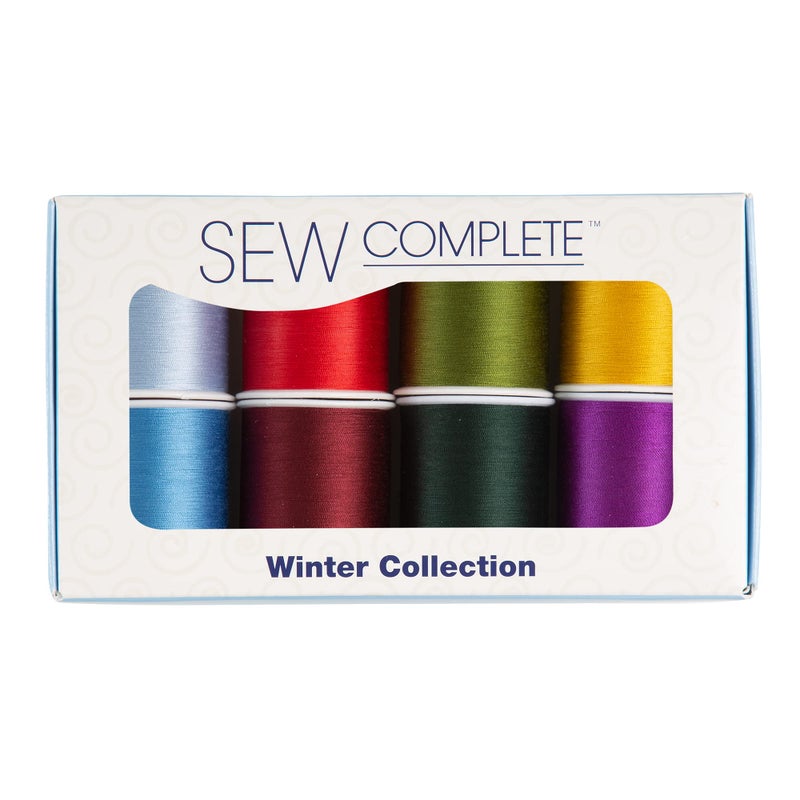 Superior Threads Sew Complete Polyester Sewing Quilting Thread 300 Yard Spool 8-Pack (Winter) - Image 2