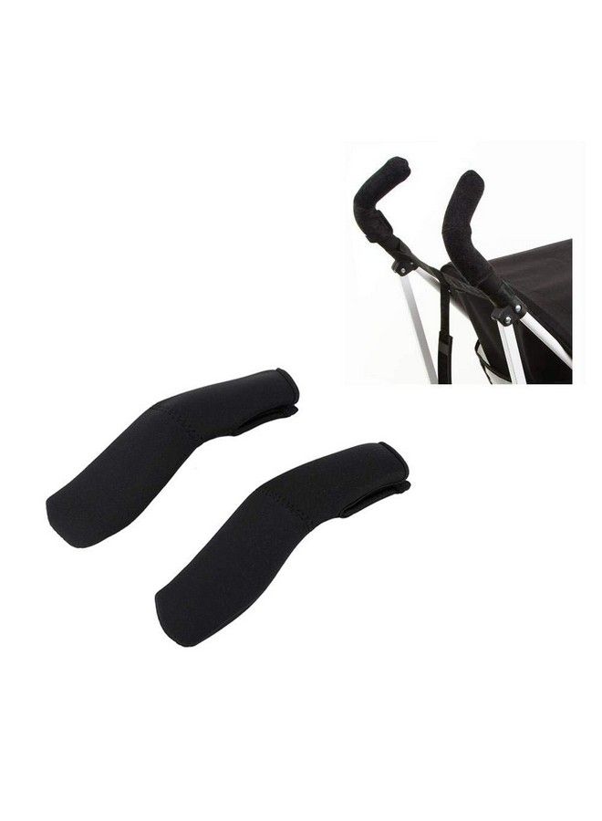 Tnfeeon 2Pcs Stroller Help Gloves Handle Cover Baby Kid Pushchair Pram Stroller Black - Image 2