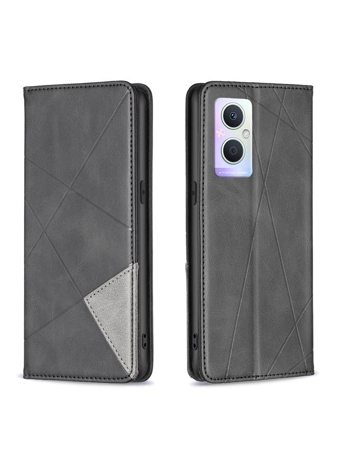 S-TOP Case For OPPO A96 5G Prismatic Invisible Magnetic Leather Phone Case - Image 2