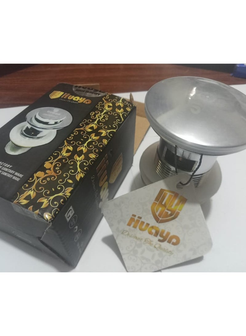 Haway Stainless Steel Basin Stopper with Basin Drain with Turkish Stainless Drain Head 11/2" - Image 3