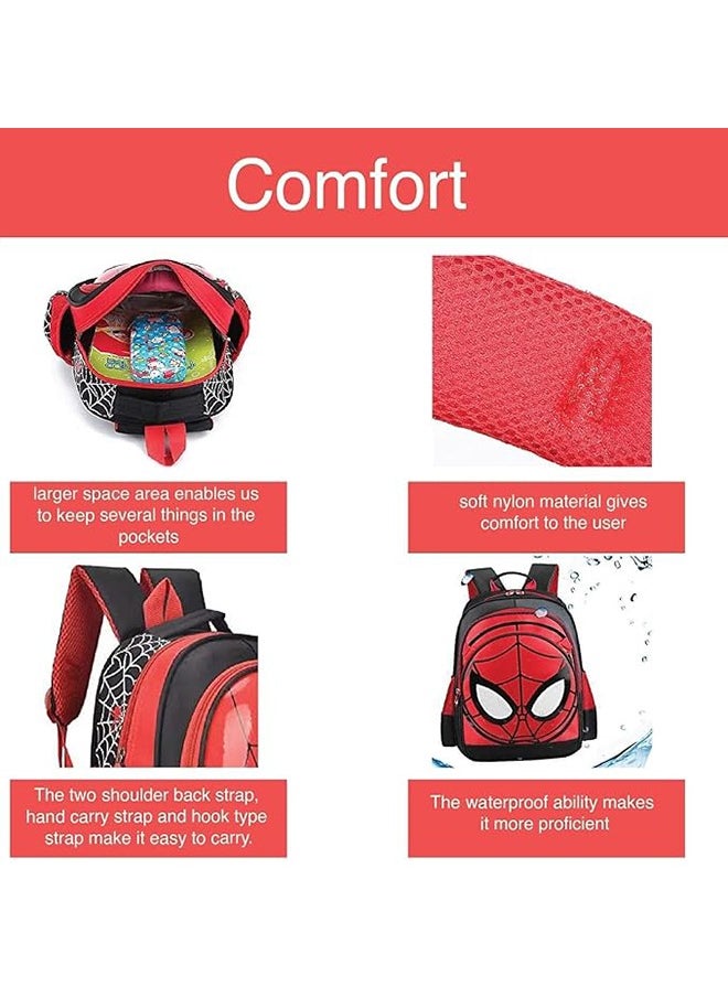 Beauenty 3-6 Year kids bags School Bags For Boys, Girls Spiderman Waterproof Backpacks Child Spiderman Book bag Kids Shoulder Bag Satchel Knapsack  - Image 5
