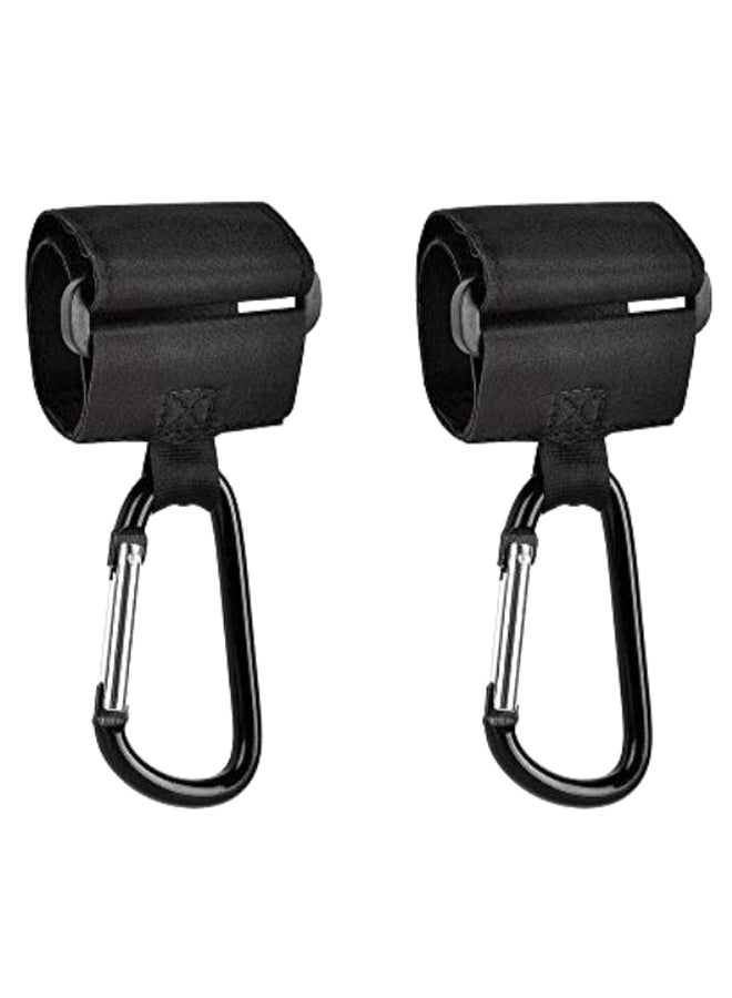 2PCS Bag School Bag Nursery Waterproof Drawstring Backpack Gym Sackpack Water Resistant PE String Bags for Kids Swim Sports Travel Beach School Toiletry Organizer and Party activity Size (42*33cm) pink+blue & 2-Piece Litrust Buggy Stroller Hook SetBundle - Image 3