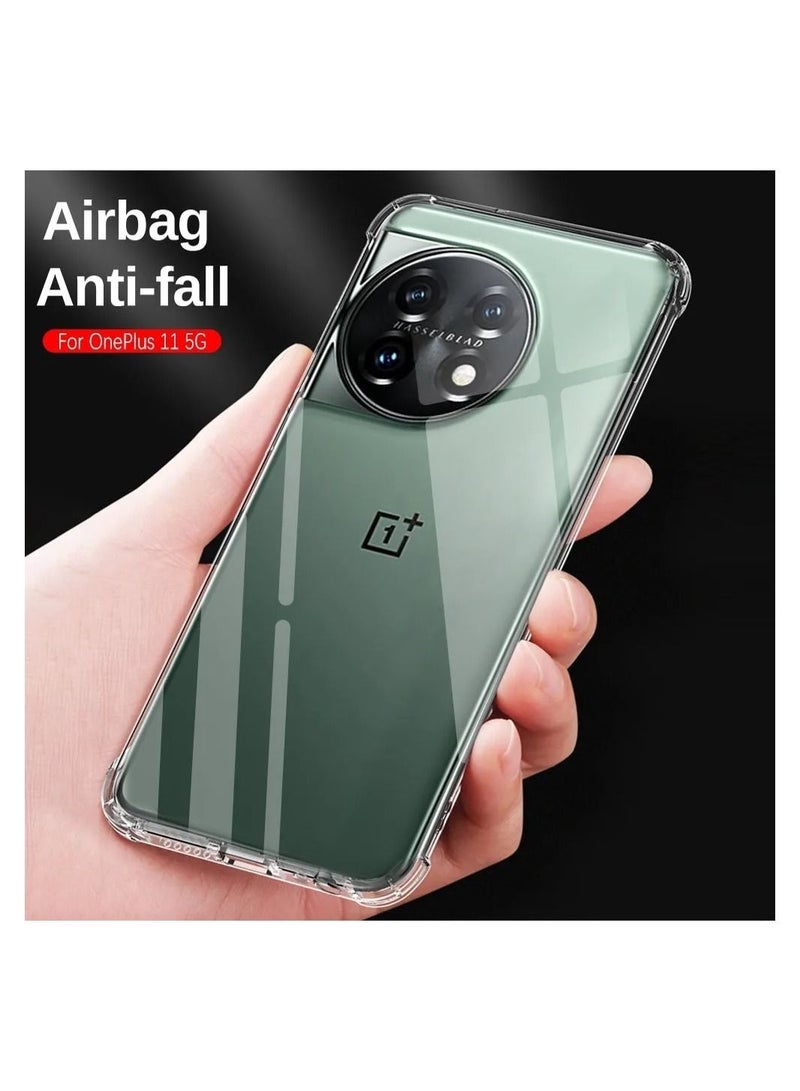 OnePlus 11 5G Case Cover Soft TPU Clear Case Lightweight Shock Protective Cover with Camera Protection Designed for OnePlus 11 5G - Image 4