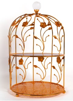 KASINDA Dishing Items Organizer Display Decor Stand for Home Office Gold Finish  - Image 4