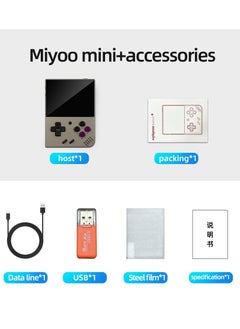Miyoo Miyoo Mini Plus+ Portable GBA Game PS1 Handheld Game Console (Gray32G)  - Image 3