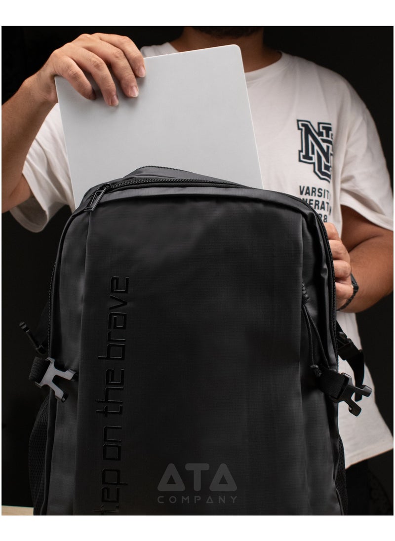 Generic - Step On The Brave 17 Inch Business Laptop Backpack Waterproof AD-01 - Image 1