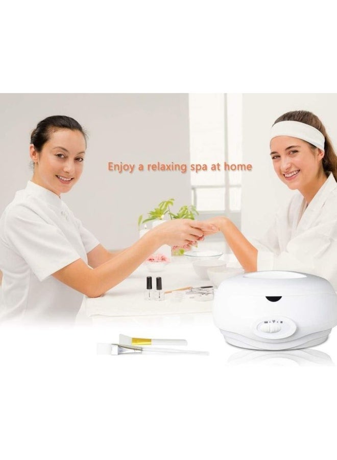 جهاز تسخين شمع البارافين الاحترافي لليدين والقدمين - سعة 2.3 لتر وقوة 200 واط - حمام شمع ساخن للمنتجعات الصحية (سبا) والمنزل - لون برتقالي - Image 3