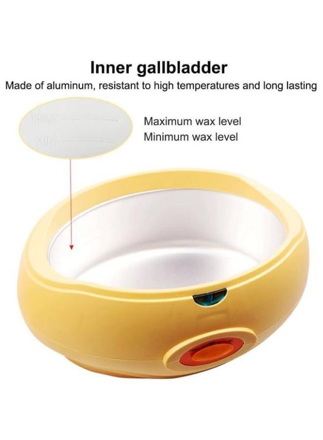 جهاز تسخين شمع البارافين الاحترافي لليدين والقدمين - سعة 2.3 لتر وقوة 200 واط - حمام شمع ساخن للمنتجعات الصحية (سبا) والمنزل - لون برتقالي - Image 2