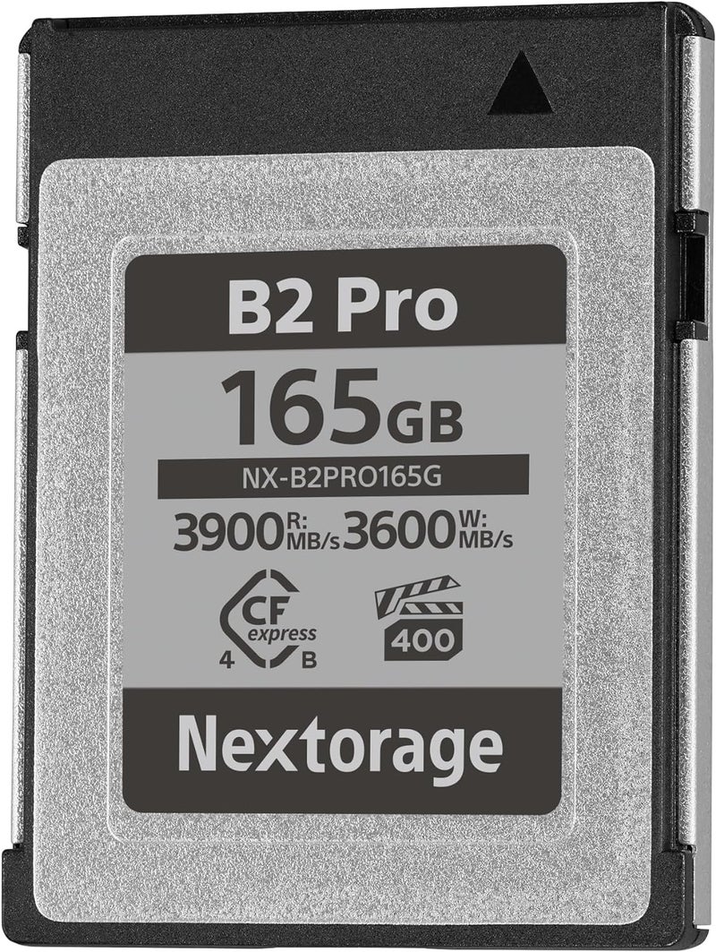 Nextorage Japan CF-Express 4.0 Type B Card NX-B2PRO 165GB VPG 400 Urtla Fast Read 3900MB/s Write 3600MB/s and Reliable - Image 1