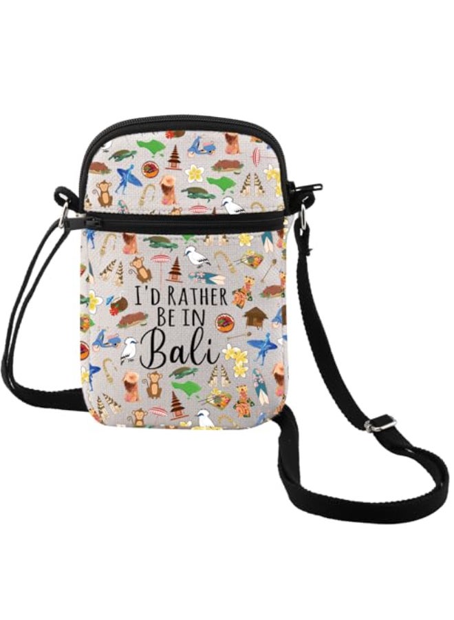 MEIKIUP Bali Indonesia Travel Gift Bali Travel Cosmetic Bag Bali Souvenir Bag Bali Vacation Gift Bali Honeymoon Gift Bali CB - Image 1