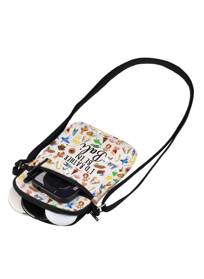 MEIKIUP Bali Indonesia Travel Gift Bali Travel Cosmetic Bag Bali Souvenir Bag Bali Vacation Gift Bali Honeymoon Gift Bali CB - Image 4