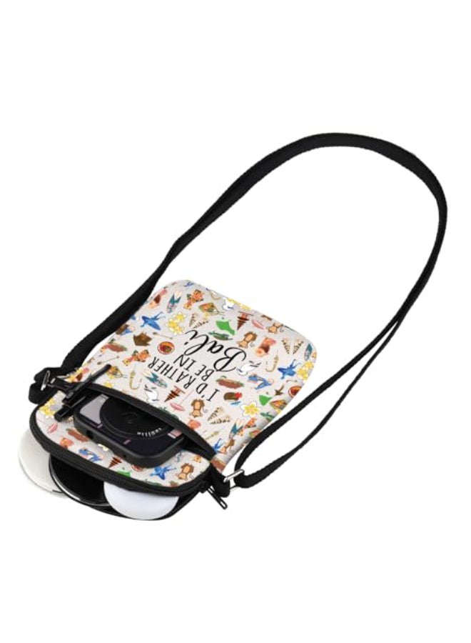 MEIKIUP Bali Indonesia Travel Gift Bali Travel Cosmetic Bag Bali Souvenir Bag Bali Vacation Gift Bali Honeymoon Gift Bali CB - Image 3